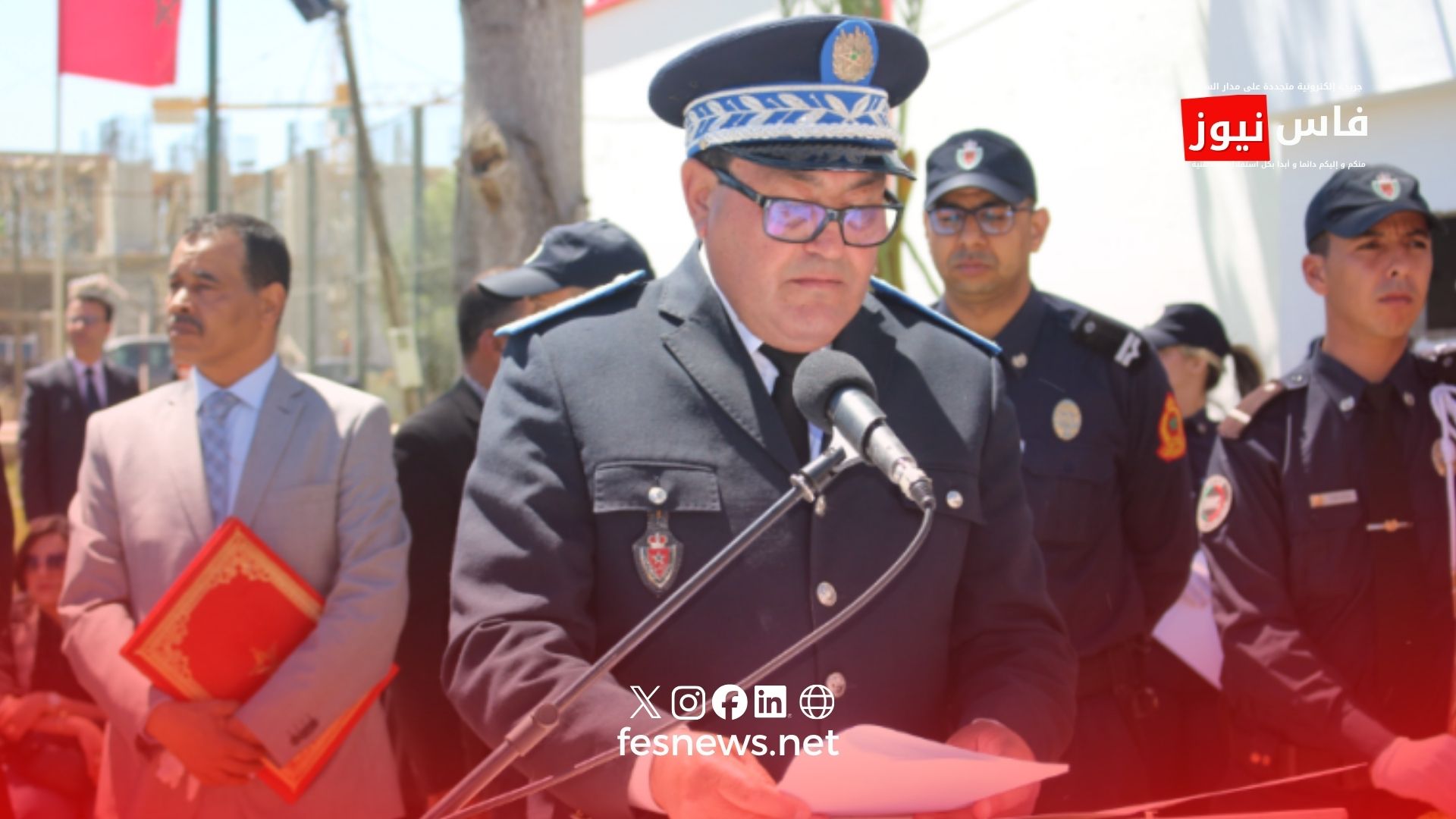 المديرية العامة للأمن الوطني 20 والي أمن فاس يكشف خطة أمنية جديدة لمواجهة الجريمة وتوسّع المدينة.. انتشار مكثف وتحركات استباقية بالأحياء
